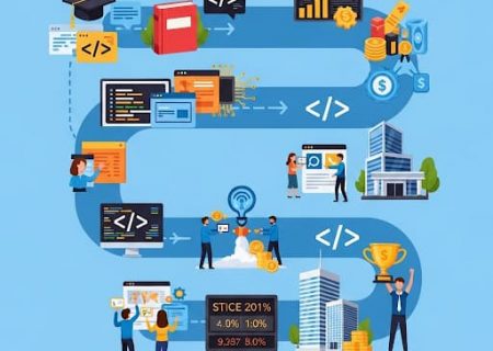 نقشه راه کامل برای تبدیل شدن به یک متخصص کامپیوتر و کسب درآمد بالا.