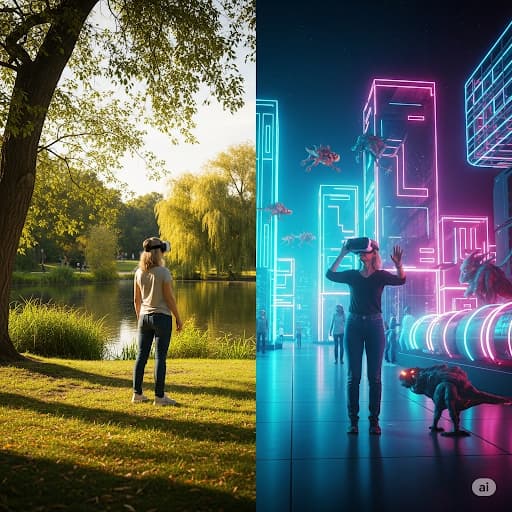 واقعیت مجازی (VR) و واقعیت افزوده (AR): مرز بین دنیای واقعی و دیجیتال کجاست؟