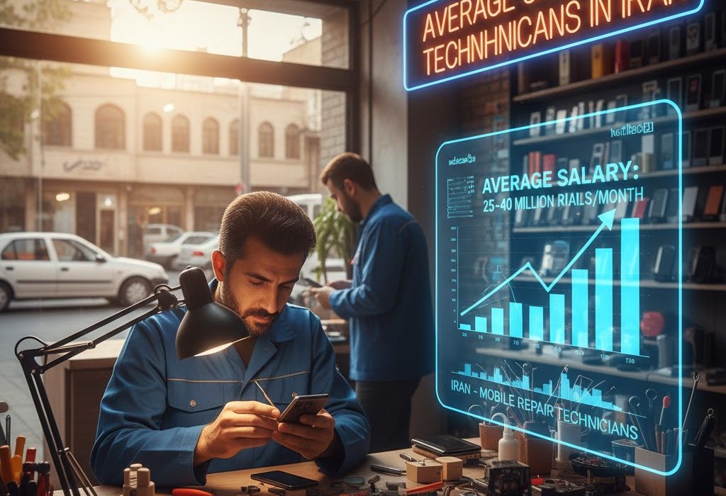 میانگین حقوق تکنسین های تعمیرات موبایل در ایران چقدر است