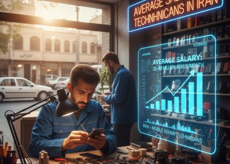 میانگین حقوق تکنسین های تعمیرات موبایل در ایران چقدر است